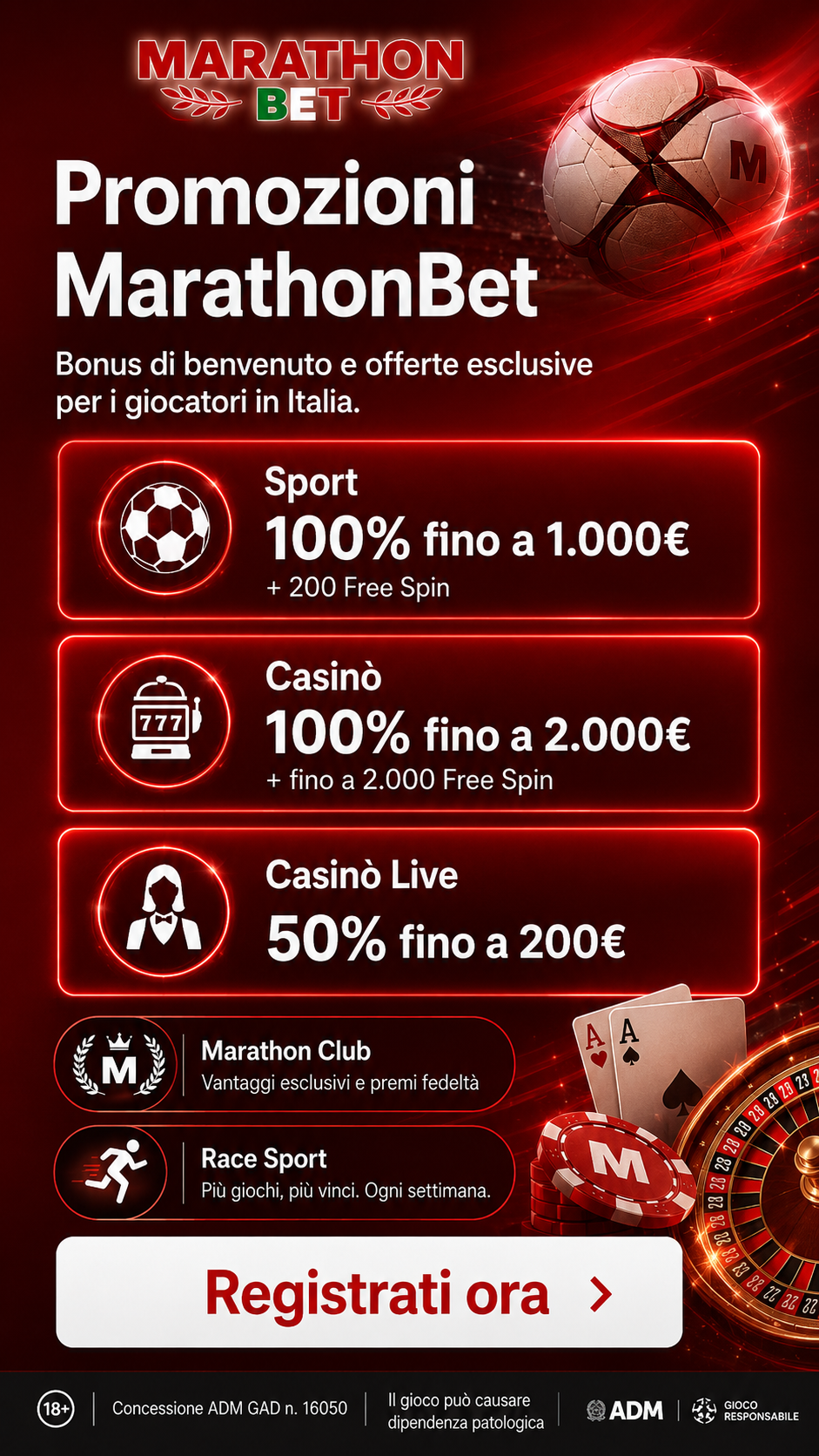 marathonbet bonus benvenuto e codici promozionali